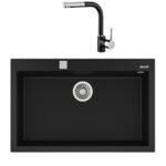 Teka Forsquare 72.40 Siyah Evye + ARK 938 Black Batarya Set