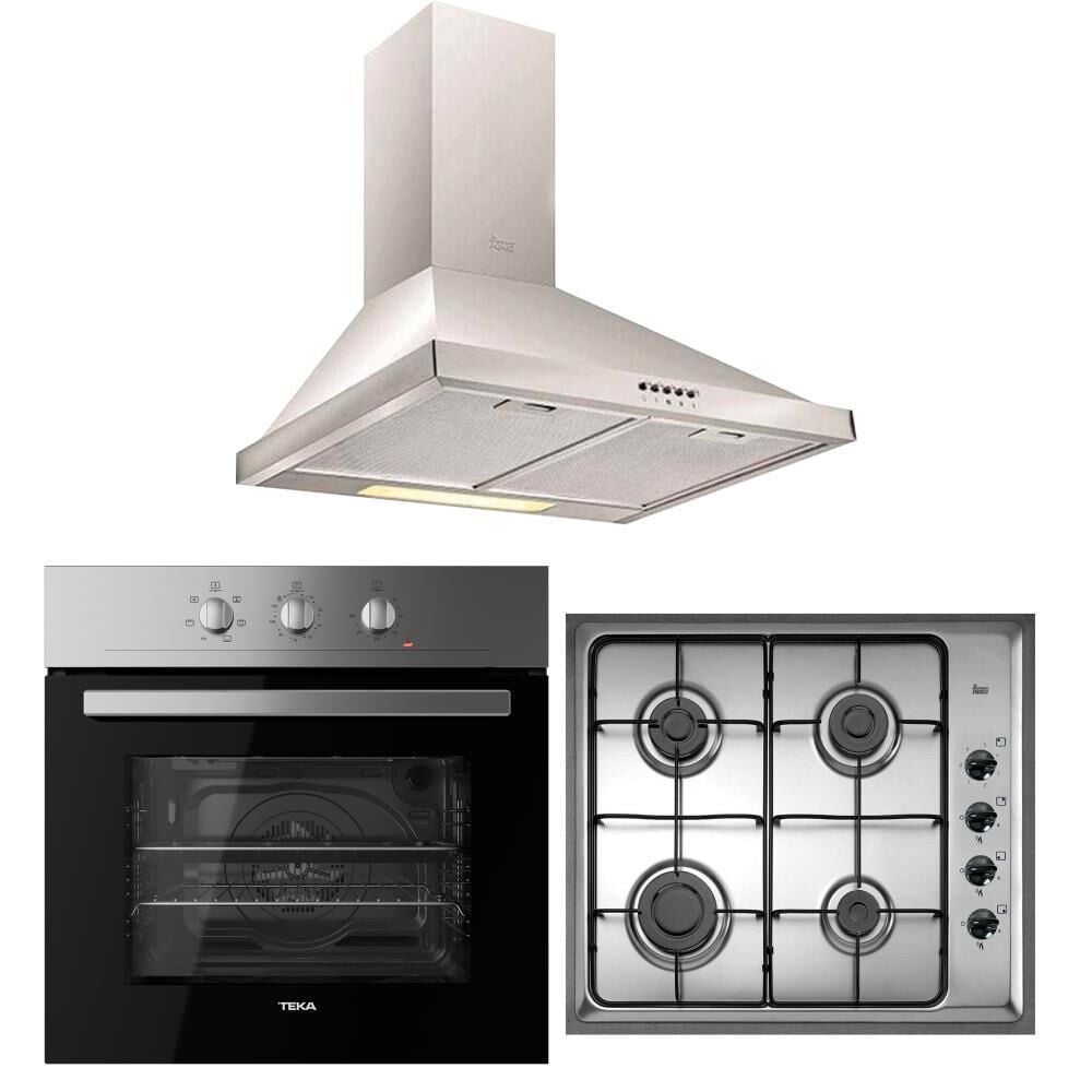 Teka İnox Ankastre Set ( HE 715 SS - HLX 60 - DF 60 )CHEF 1