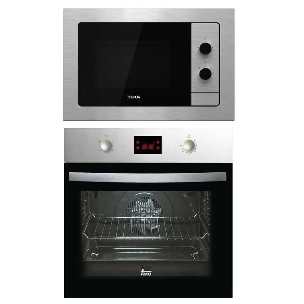 Teka İnox İkili Ankastre Set (MB 620 SS Mikrodalga-HEB 625 Fırın)