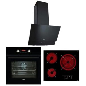 Teka Siyah Ankastre Set (ATV 60 Davlumbaz-TT 6315 Ocak-HAK 625 BK Fırın)