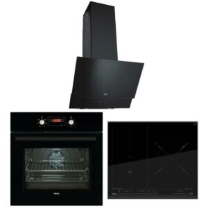 Teka Siyah İndüksiyonlu Ankastre Set (ATV 60 Davlumbaz - IZS 65600 İndüksiyonlu Ocak - HAK 625 BK Fırın)