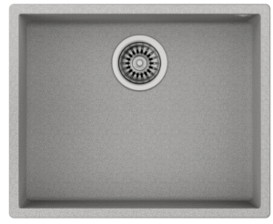 Teka Square 50.40 TG Tezgah Altı Gri Granit Mutfak Evyesi