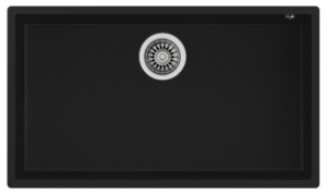 Teka Square 72.40 TG Tezgah Altı Siyah Granit Evye