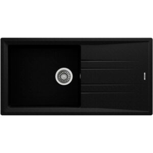 Teka Stone 60 L-TG Metalik Siyah Granit Evye