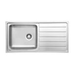 Ukinox HS 100 Düz Sağ Damlalıklı Evye