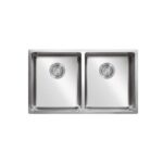 Ukinox ME 340.50 2 Gözlü Paslanmaz Çelik Tezgah Altı Mutfak Evyesi