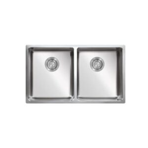 Ukinox ME 340.50 2 Gözlü Paslanmaz Çelik Tezgah Altı Mutfak Evyesi