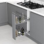 Yandan Raylı Şişelik 11 CM Krom