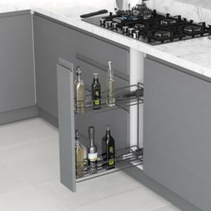 Yandan Raylı Şişelik 11CM Antrasit